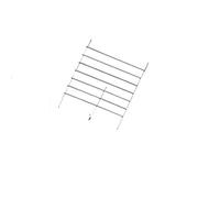 Nobby porte de nichoir pour grille de renfort B=10cm L=12cm