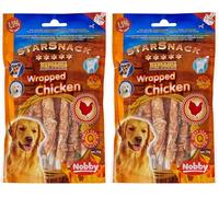 Nobby Poulet Stick Enrobé Snack pour Chien 70 g/12,5 cm/Diamètre 7-8 mm (Lot de 2)