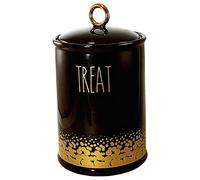 Nobby Récipient À Friandises 0,85L Pour Chiens Chats Or-Noir Décor Cuisine