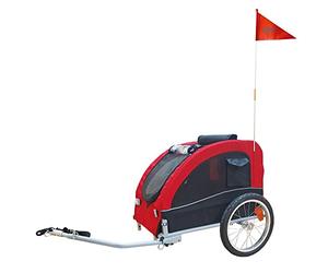 Nobby Remorque de vélo Senlima M 62396-63 x 68 x 75/137 cm - Jusqu'à 25 kg