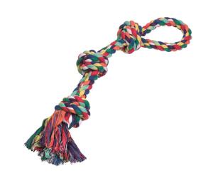 Nobby Rope Toy, cordes à jouer 3 noeuds dopelt, 580 g multicolore
