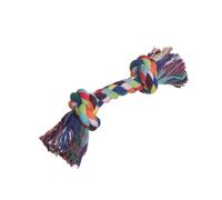 Nobby Rope Toy, cordes de jeu 180 g, 2 nœuds, env. 32 cm multicolore