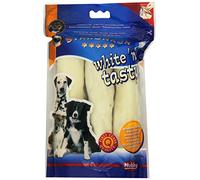 Nobby Rouleau à Mâcher pour Chien Blanc 15 cm 35-40 mm 3 Pièces