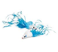 Nobby Set de 2 Jouets Souris Vivi avec Catnip pour Chat 5 cm
