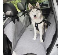 Nobby Siège de Voiture Protection Gris-Noir 145x160cm pour Chiens Rückbankpflege