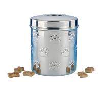 Nobby Snack-Behälter Inox Set 1,1L & 1,5L Avec Pfotenprägung pour Chiens
