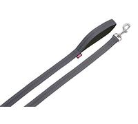 Nobby Soft Grip Laisse pour Chien Gris Foncé/Noir 120 cm/25 mm