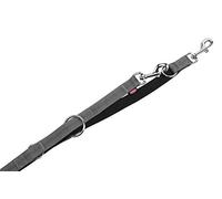 Nobby Soft Grip Laisse pour Chien Gris Foncé/Noir 200 cm/10 mm