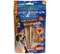 Nobby Soft Poulet Sandwich Snack pour Chien 70 g (Lot de 6)