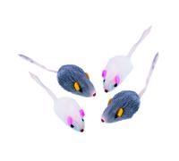 Nobby souris en peluche à poils courts 5 cm, lot de 4