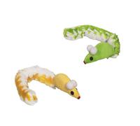 Nobby souris en peluche avec queue en peluche, avec herbe à chat 2 pièces, 7 cm (avec queue 23 cm)