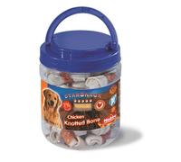 Nobby STARSNACK Barbecue Chicken Knotted Bone Boîte 400 g