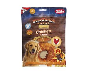Nobby STARSNACK Beignets de Poulet pour Barbecue env. 10 cm, 1 Sachet de 2 pièces (1 x env. 220 g)