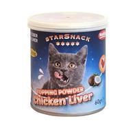 Nobby StarSnack Poudre de Garniture au Poulet avec boîte Catnip env. 60 g