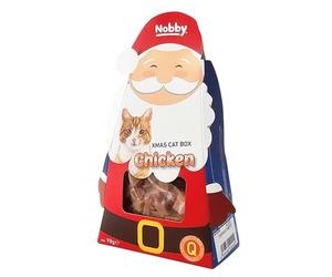 Nobby StarSnack Xmas Boîte à goûter en Forme de Chat