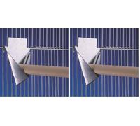 Nobby Support 31481 en métal pour Barre de perchoir (Lot de 2)