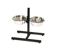 Nobby Support de bol réglable DINER BAR 2 x Ø 28,5 cm 4,10 ltr. inclus 2 bols