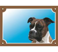 Nobby Tableau d'avertissement Boxer Jaune 12 x 3,5 cm