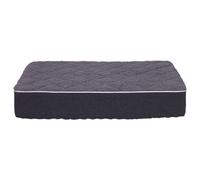 Nobby Tapis De Confort Orthopédique 100x70 Pour Chiens, Mousse À Mémoire, Gris