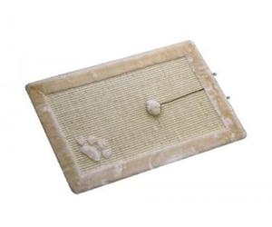 Nobby Tapis Grattoir en Sisal pour Chat Beige/Blanc 58 x 38 cm 63031-02