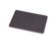 Nobby Tapis tamis bac à litière gris carré 39 x 60 cm