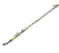Nobby Tartan Laisse de Dressage pour Chien Beige 200 cm/10 mm