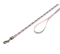 Nobby Tartan Laisse pour Chien Rose 120 cm/10 mm