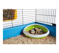 Nobby Toilette D'Angle Concha Medium Cage À Rongeurs 36x26,5x15,5cm Multicolore