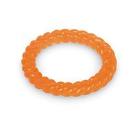 Nobby TPR Anneau Tressé Jouet pour Chien Orange Diamètre 14,5 cm