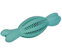Nobby Vollgummi Rugbyball mit Knochen Dental Line