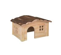 Nobby WOODLAND Maison en bois pour rongeurs "DINKI" 28,5 x 19,5 x 16,5 cm