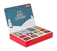 Nobby Xmas Jouet pour Chien Boîte Cadeau 12 Pièces Cadeau Avent pour Chien