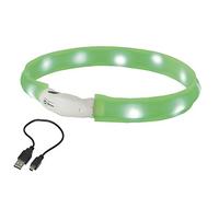 Nobbys 77023 Chien Starlight LED de sécurité lumière Collier Ruban Vert 40 cm