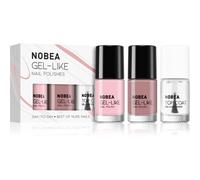NOBEA Day-to-Day 3-Piece Nail Polish set with Top coat kit de vernis à ongles Best of Nude Nails