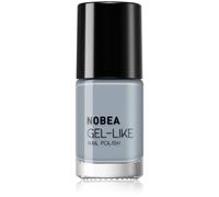 NOBEA Day-to-Day Gel-like Nail Polish vernis à ongles effet gel teinte Cloudy grey #N10 6 ml