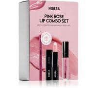 NOBEA Day-to-Day Pink Rose Lip Combo Set Coffret cadeau lèvres