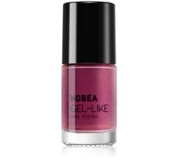 NOBEA Metal Gel-like Nail Polish vernis à ongles effet gel teinte Pearl cherry #N55 6 ml