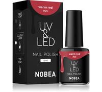 NOBEA UV & LED Nail Polish vernis à ongles gel lampe UV/LED brillant teinte Warm red #25 6 ml