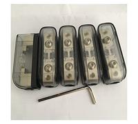 NOBIRTBSA 5 pièces/lot amplificateur Audio de Camion de Voiture Mini Bloc Porte-fusible ANL avec fusible et clé M3 Gratuite(with 5pcs 60A Fuse)