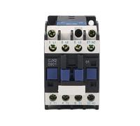 NOBIRTBSA Contacteur CA tripolaire NF CJX2-0901 LC-0901 660 V 9 A 3 pôles 3P+N sur Rail DIN, Bobine 24 V, 36 V, 110 V, 220 V, 380 V(Ac48v)