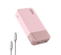 NO atterie Externe 20000mAh 65W Power Bank Double USB-C PD 3.0 | Batterie Externe Charge Rapide 4 Ports Simultanés, Mode Courant Faible, Pour Laptop, Téléphone, Tablette