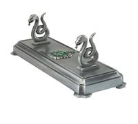 The Noble Collection Harry Potter Slytherin Wand Stand - 8in (20cm) Silver-Coloured Individual Wand Stand - Harry Potter Film Set Movie Props Wands - Gifts for Family, Friends & Harry Potter Fans