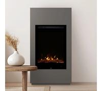Noble Flame BRAVA [Cheminée Électrique Sur Pied Ou Mur]: Gris Quartz