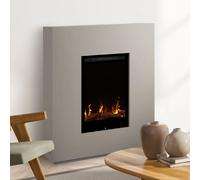 Noble Flame CABO 950 BS [Cheminée Électrique Avec Chauffage]: Seidengrau