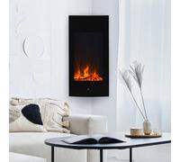 Noble Flame Detroit - Cheminée Électrique Murale Étagère Cheminée - 408 Mm Large