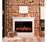 Noble Flame Ferrara - LED Design Cheminée électrique Stand (FKD-0520.WS