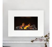 Noble Flame Galileo Grande [Opti-Myst Électrique De Cheminée Murale] (