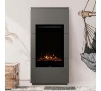 Noble Flame Lund [Moderne Cheminée Électrique]: Quartz Gris