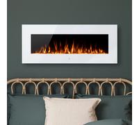 Noble Flame VEGAS 1380 Blanc - Cheminée Électrique Murale