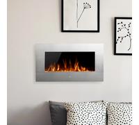 Noble Flame VEGAS 770 En Acier Inoxydable - Cheminée Électrique Murale